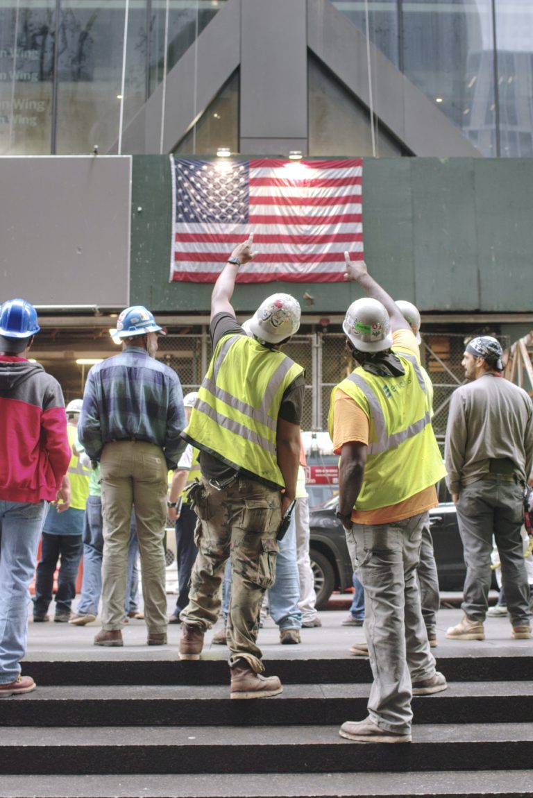 Contractor Bonding American Flag